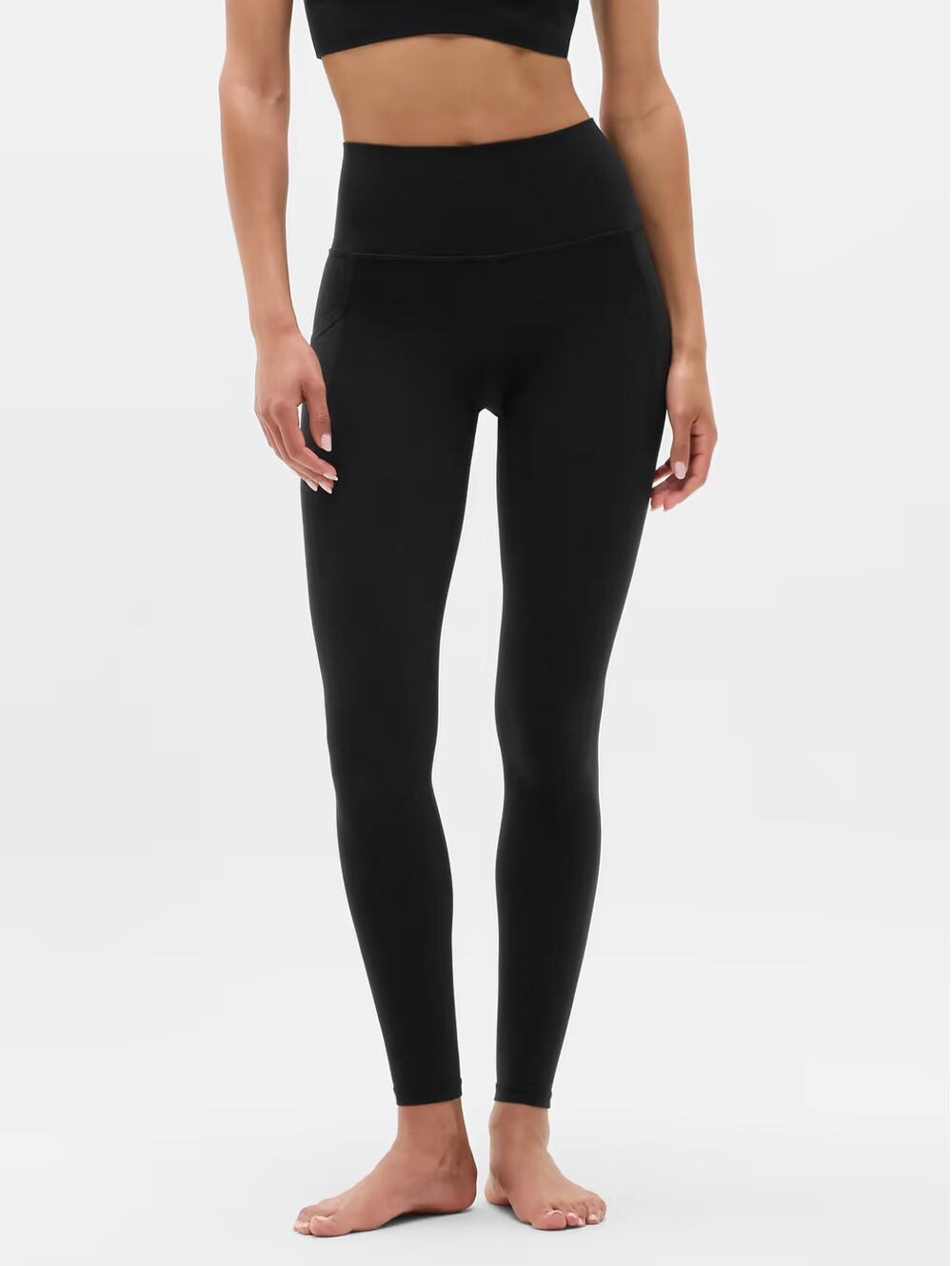 Athleta Black Salutation Stash Pocket II Tight Size Women's Small NWT NEW